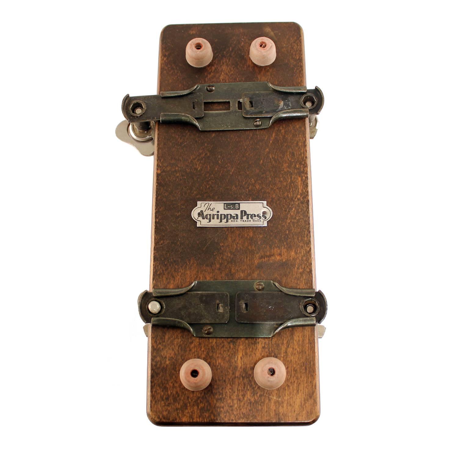 old tie press