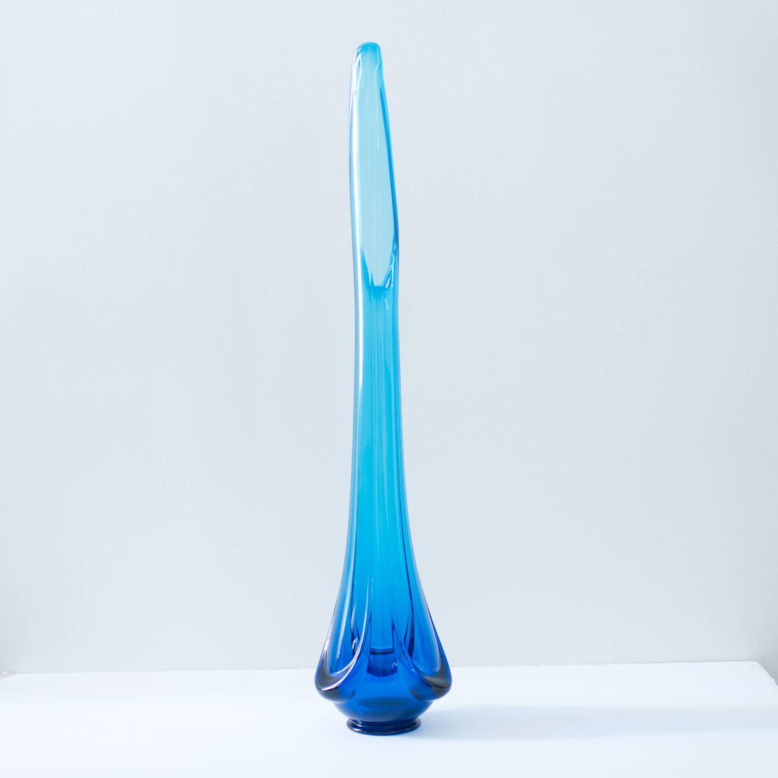 Mid-Century Modern Extraordinary Mid-Century Viking Glass Vase  For Sale