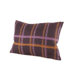Plaid Wool Accent Pillow