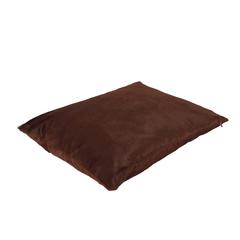 Luxurious Silk Pony Velvet Chocolate Pillow