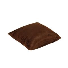 Luxurious Silk Pony Velvet Chocolate Pillow