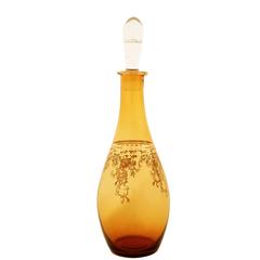 Mid-Century Decanter and Wine Glasses Set