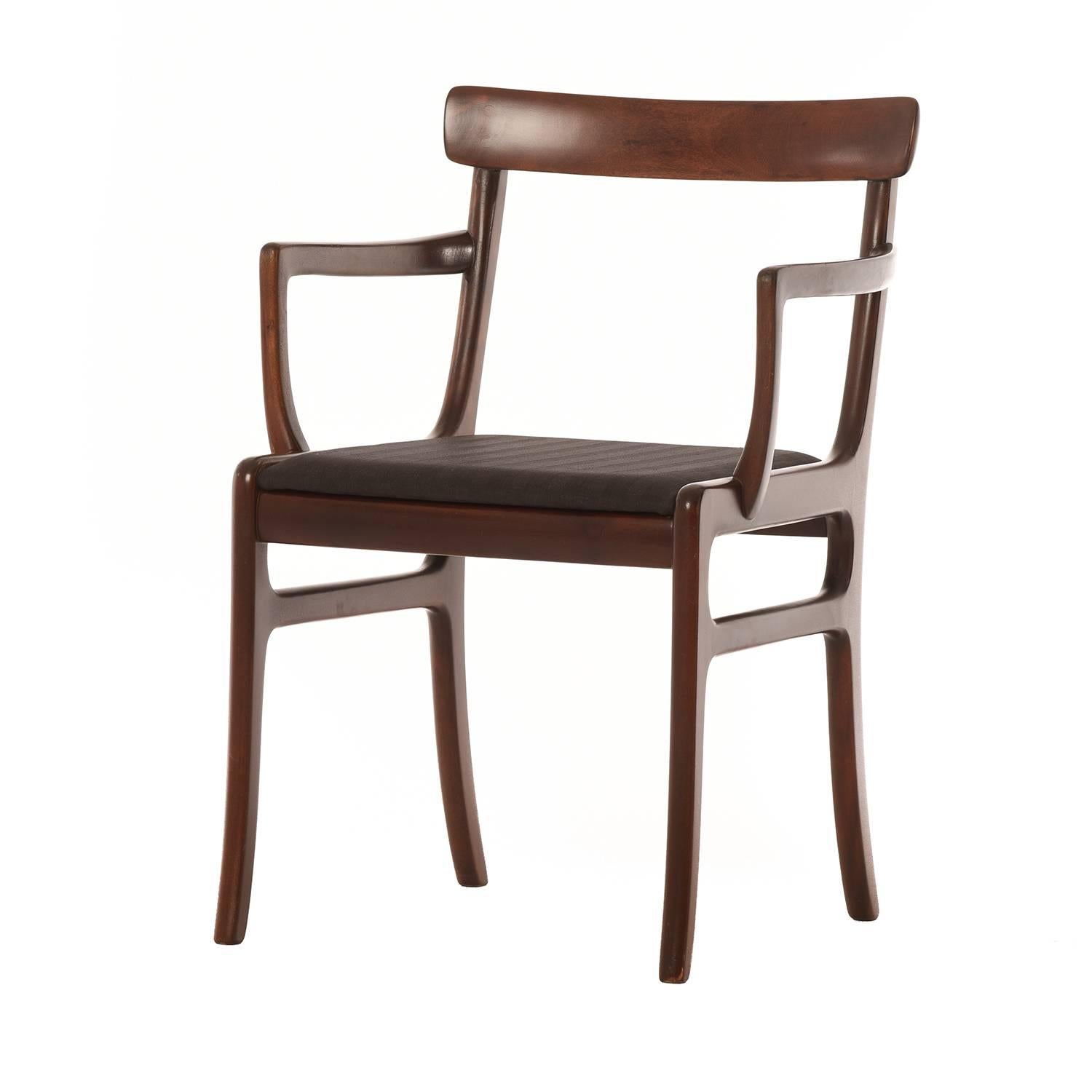 Danish Modern Empire Side Chair In Excellent Condition In Minneapolis, MN