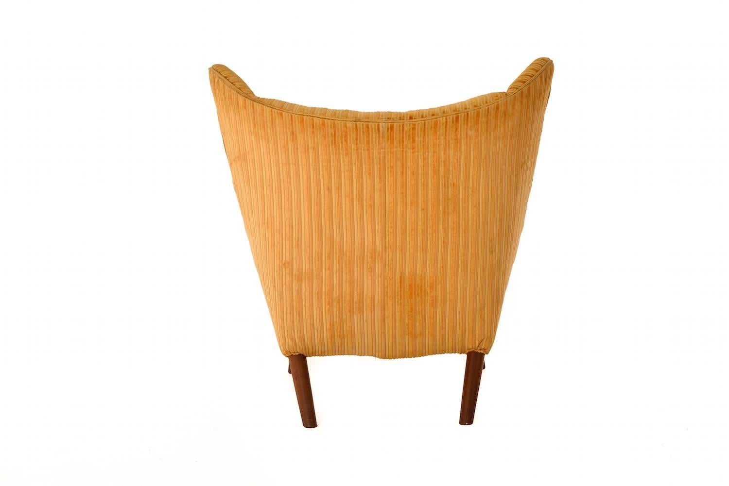 20th Century Danish Modern Wegner Bamsestol Lounge Chair