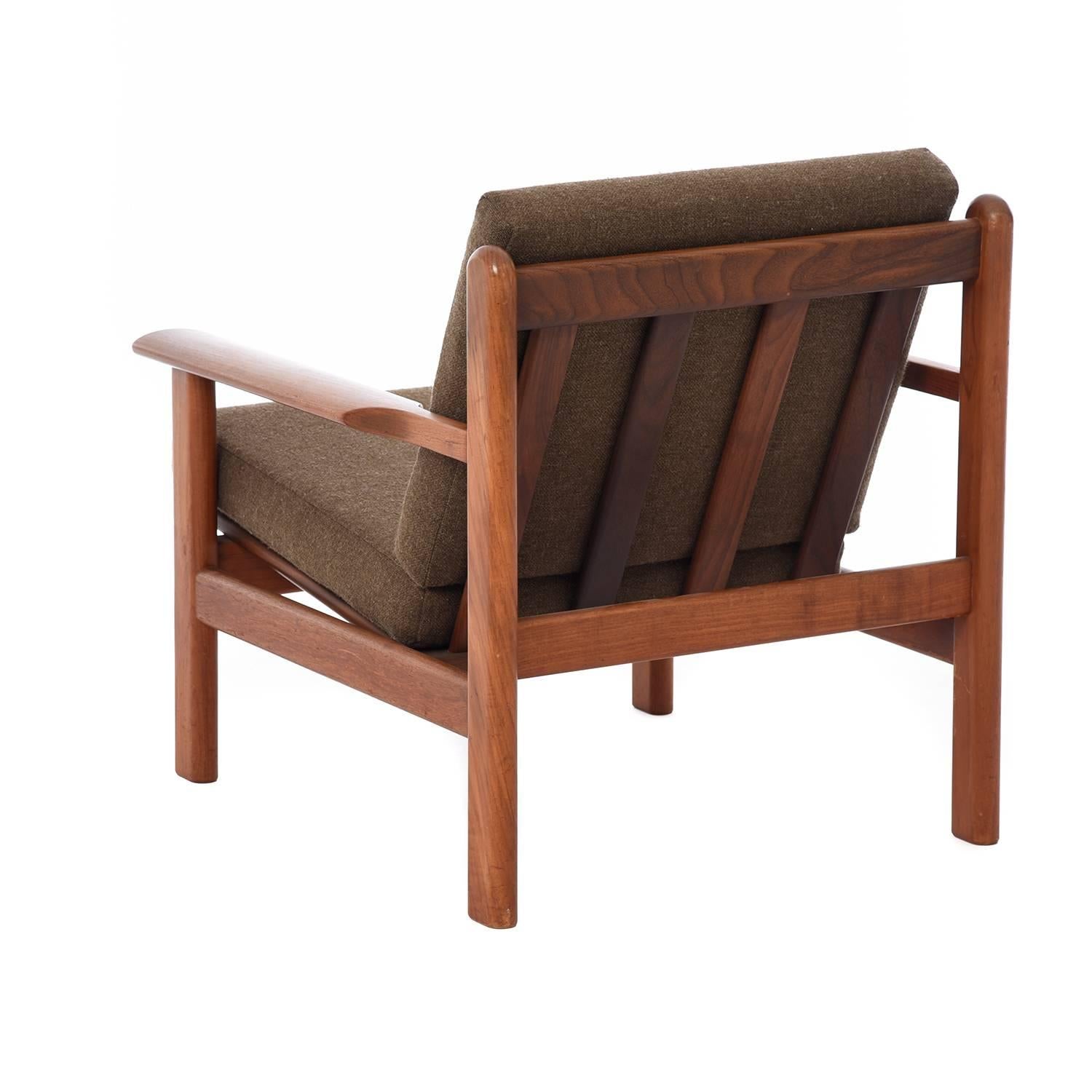 Wool Danish Modern Volther Lounge Chair