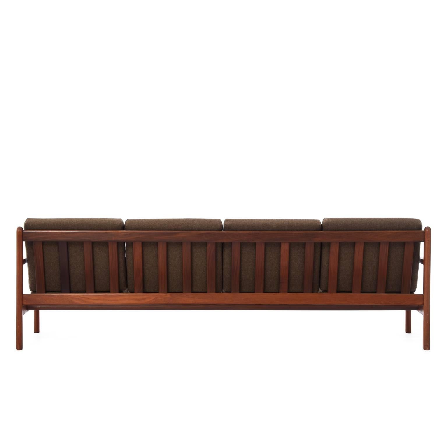 danish modern leather sofa