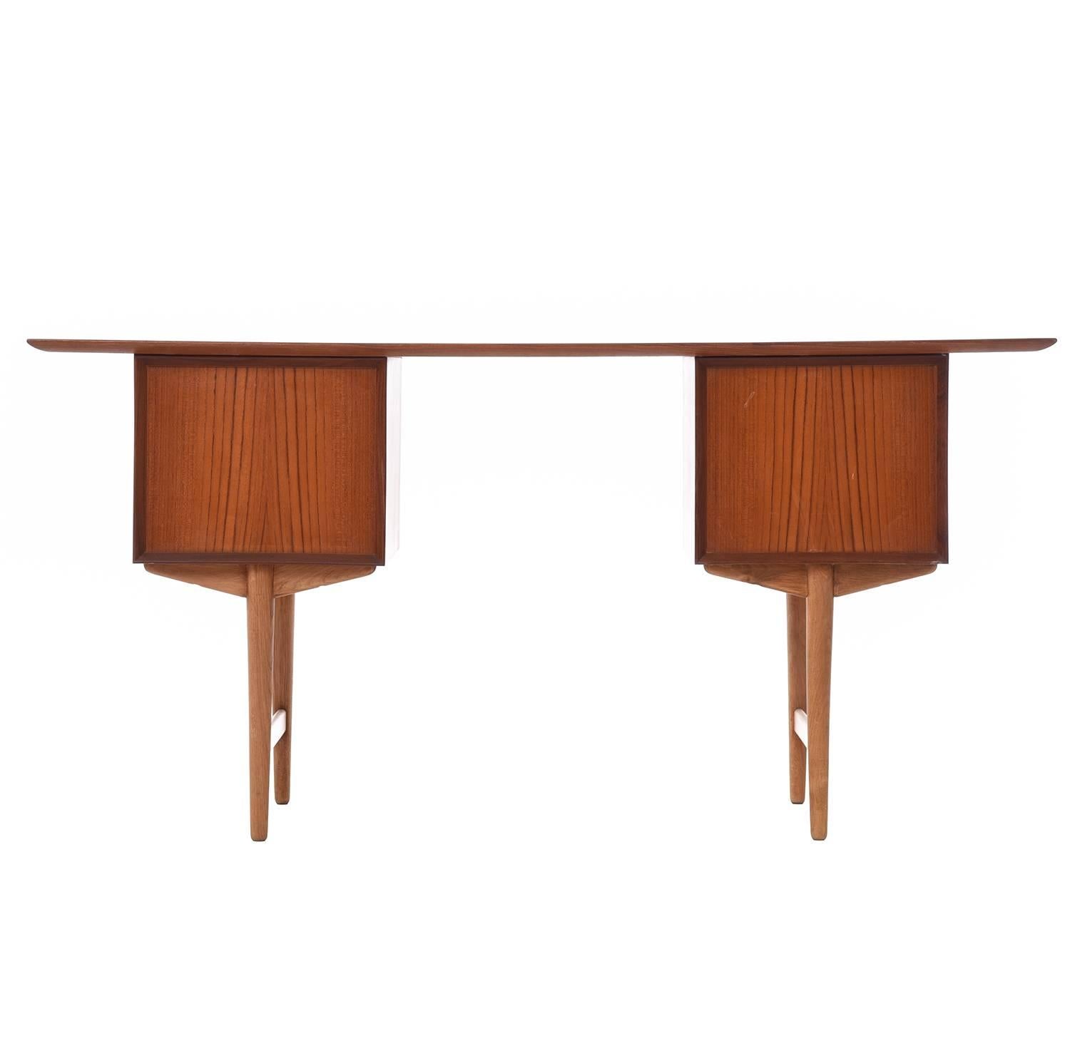 Oak Danish Modern Desk