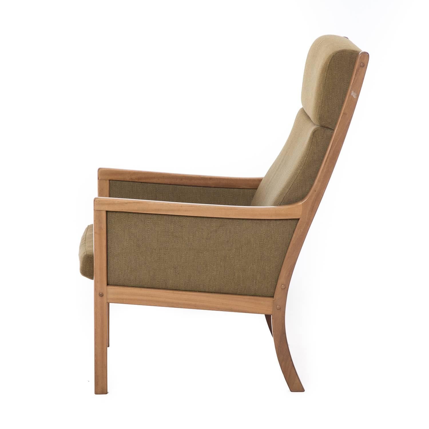 Danish Modern Wanscher Lounge Chair In Excellent Condition In Minneapolis, MN