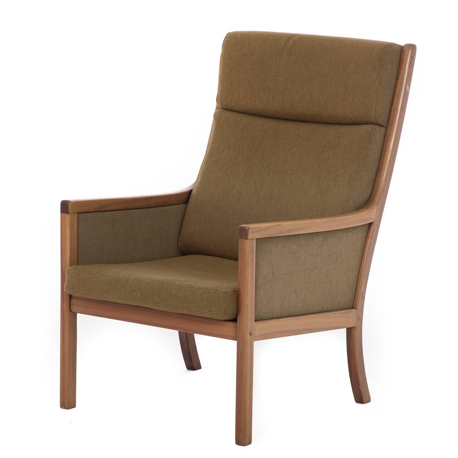 20th Century Danish Modern Wanscher Lounge Chair