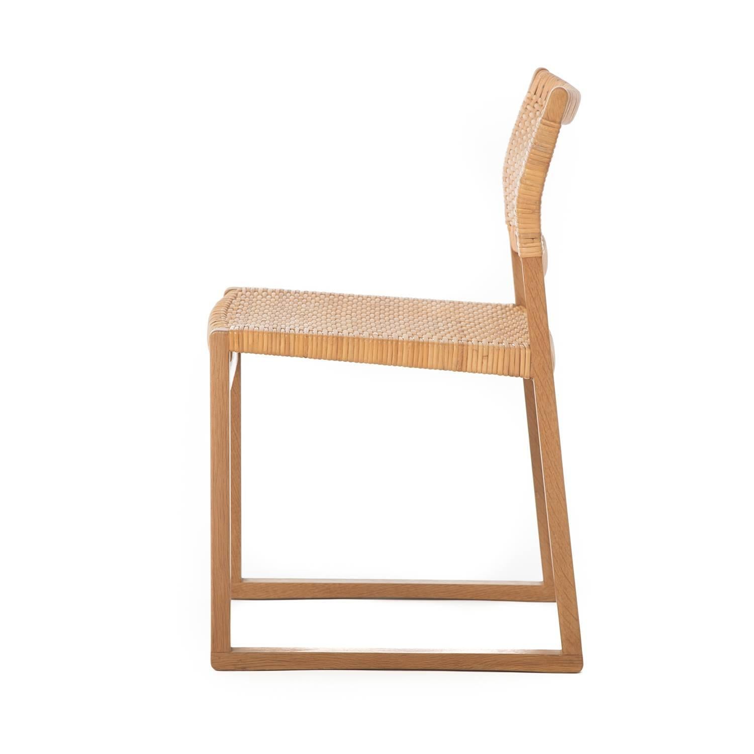 Scandinavian Modern Mogensen Sled Based Chair
