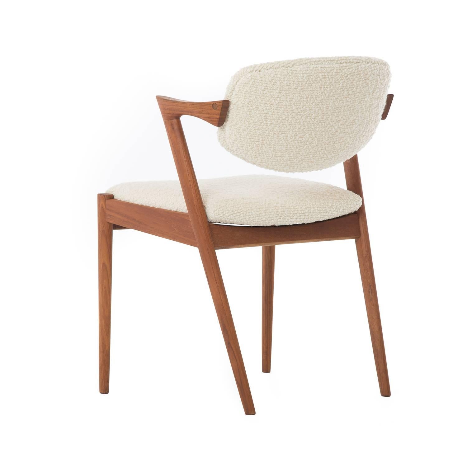 Z-Chair Danish Modern Armchair by Kai Kristiansen In Excellent Condition In Minneapolis, MN