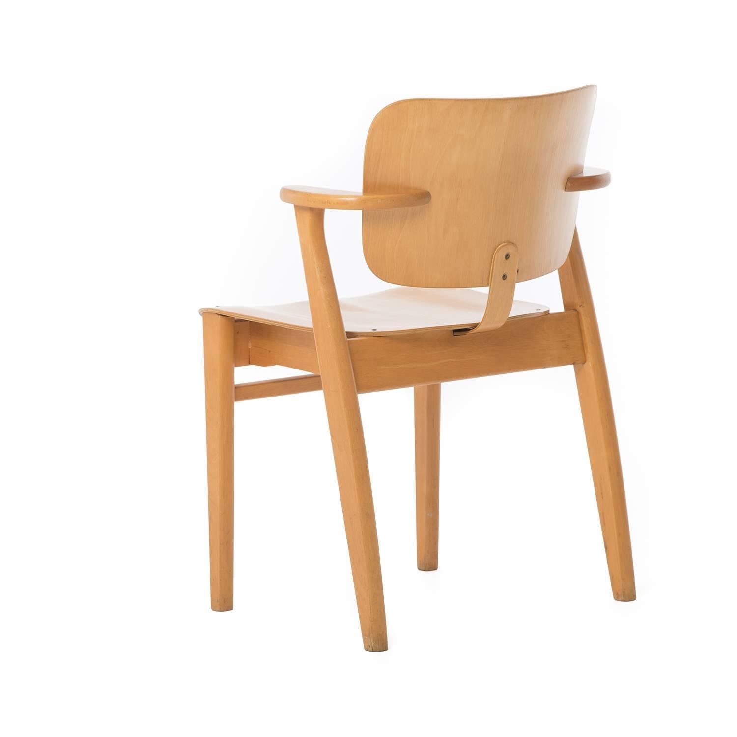 20th Century Birch Tapiovaara Dining Chair Set
