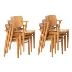 Birch Tapiovaara Dining Chair Set
