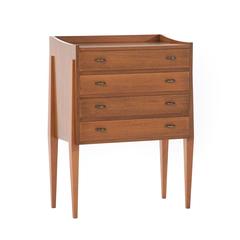 Cutlery Chest with Metal Finger Pulls