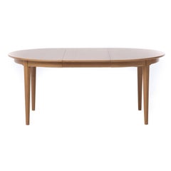 Danish Modern Dining Table with Four Leaves