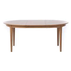 Danish Modern Dining Table with Four Leaves 9