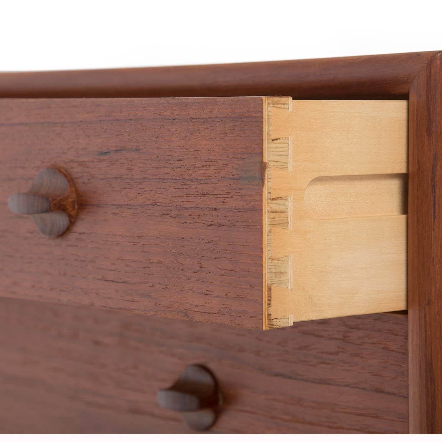 Danish Modern Four-Drawer Dresser 1