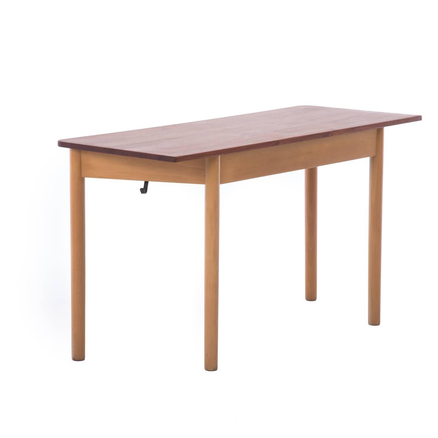 Scandinavian Modern Danish Modern School Desk Console Table by Arne Jacobsen