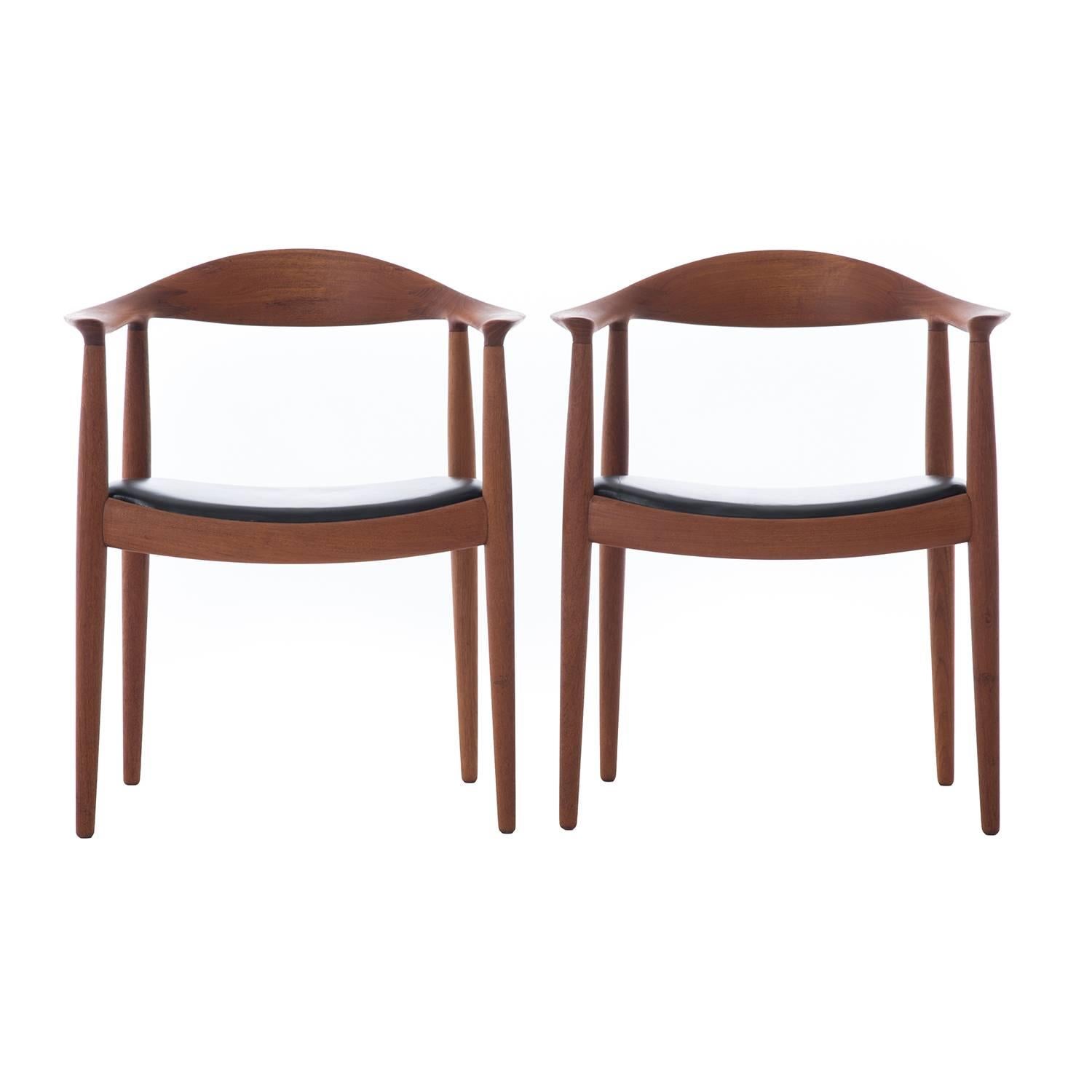20th Century Danish Modern Dining Chair Set