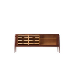 Danish Modern Finn Juhl Sideboard with Tambour Doors