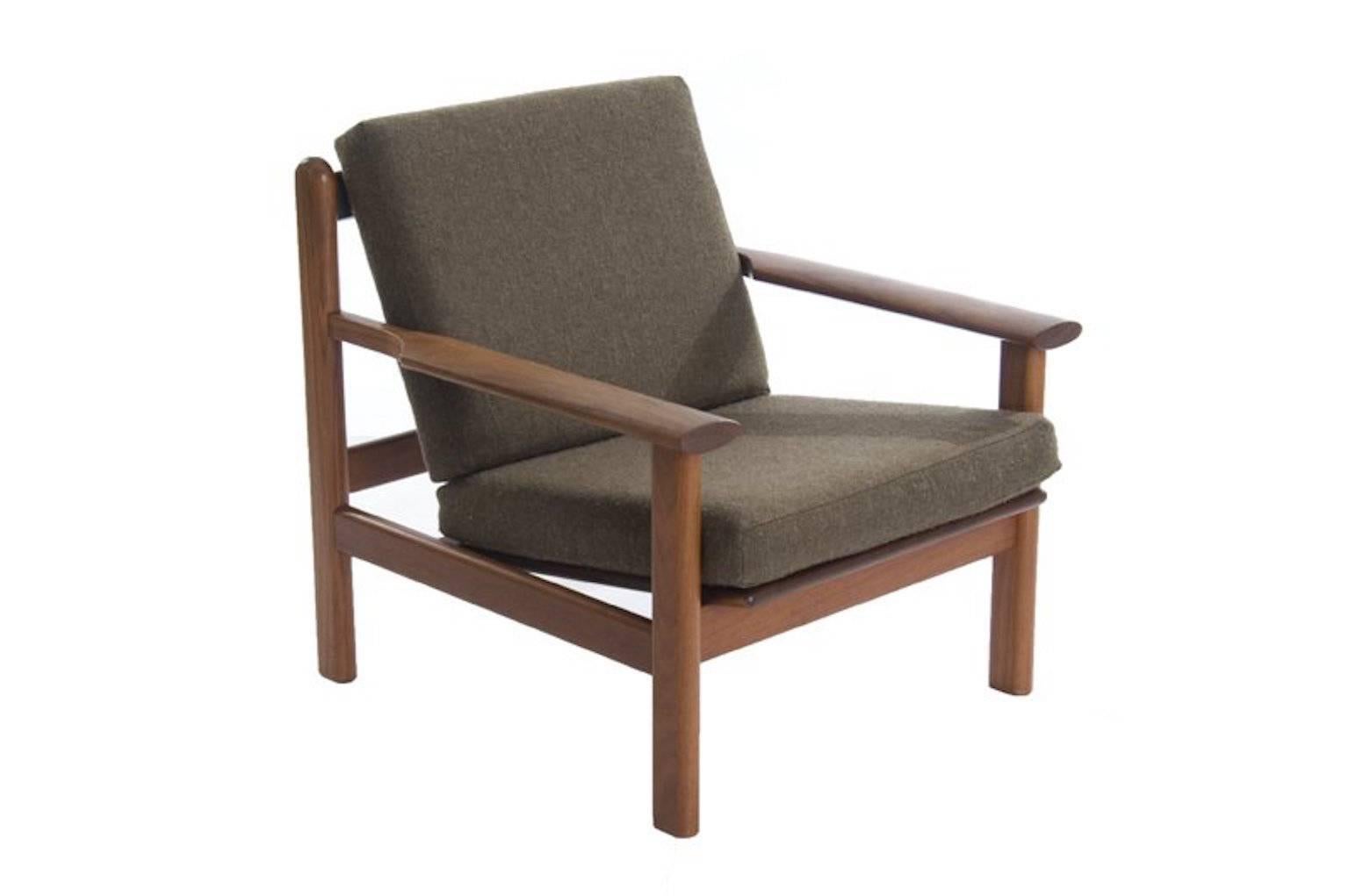 Scandinavian Modern Danish Modern Sofa and Lounge Chair