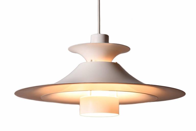 Danish Modern ThreeTiered Pendant Light at 1stDibs