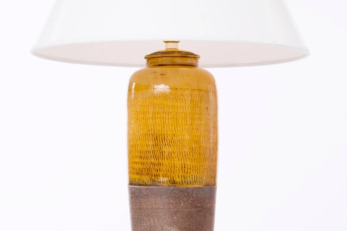 Scandinavian Modern Kahler Lamp with Paper Shade
