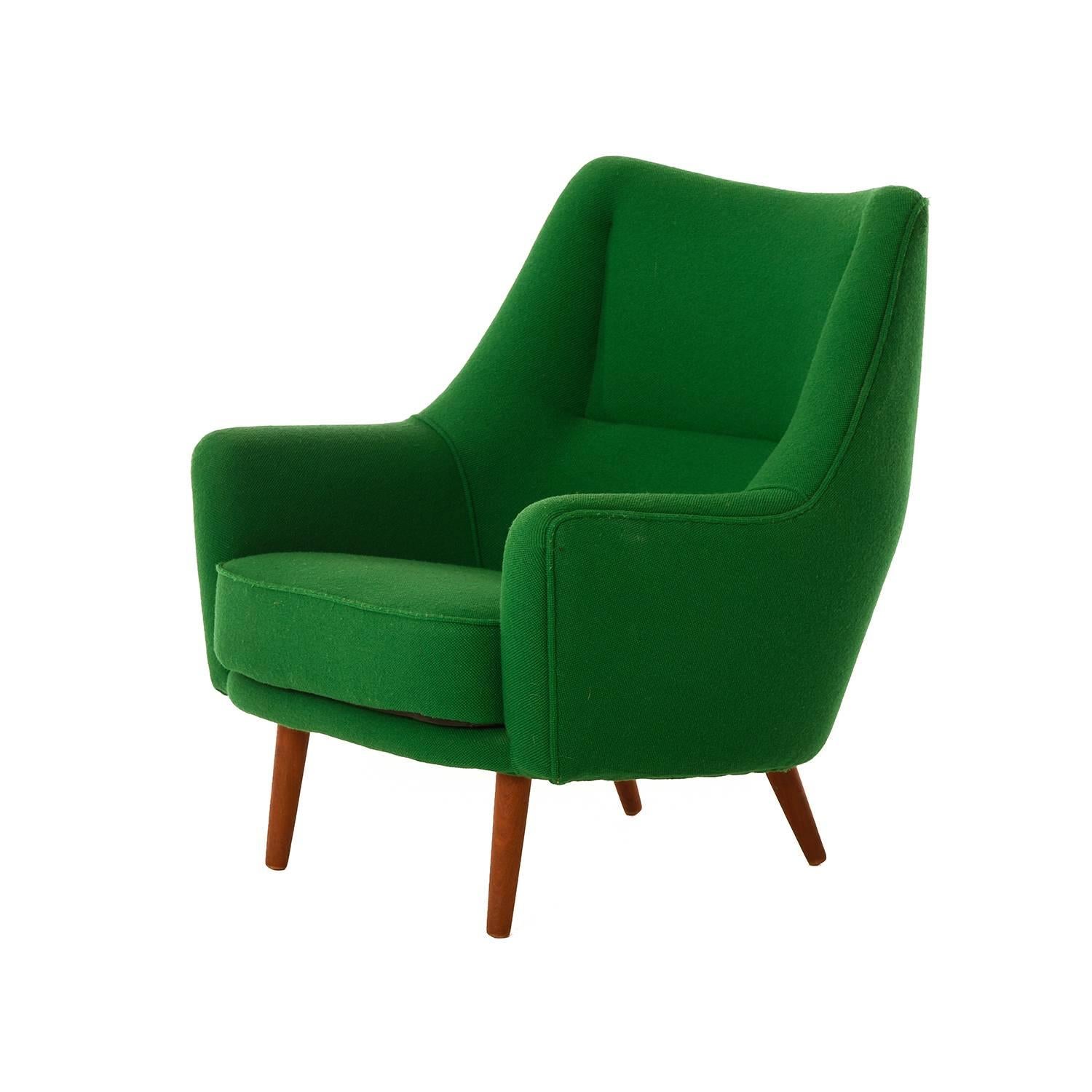 Upholstery Danish Modern Lounge Chair
