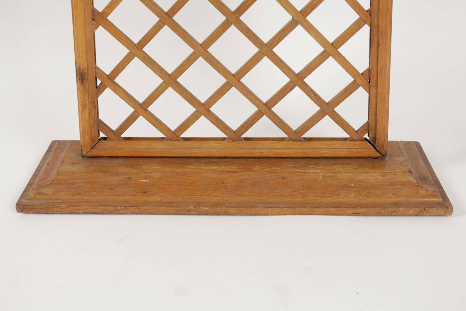 French Pair of Wall Screens in Wood, circa 1970-1980 from Maison Siegel