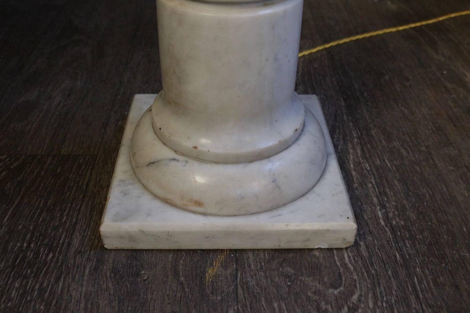 Late 20th Century Mid-Century Modern Table Lamp, circa 1970 in Marble