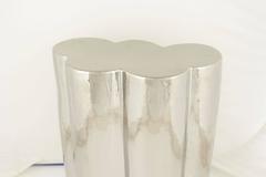 Chromed Ceramic 'Cloud' Stool