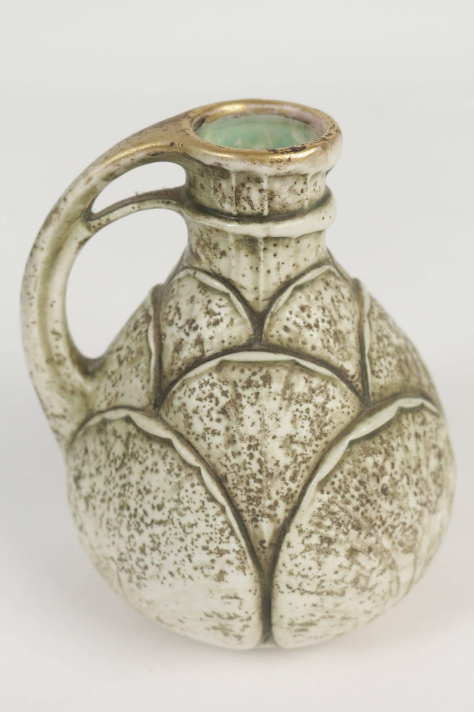 Art Deco Amphora Vase Shaped like a Cauliflower, Viennese, Austria