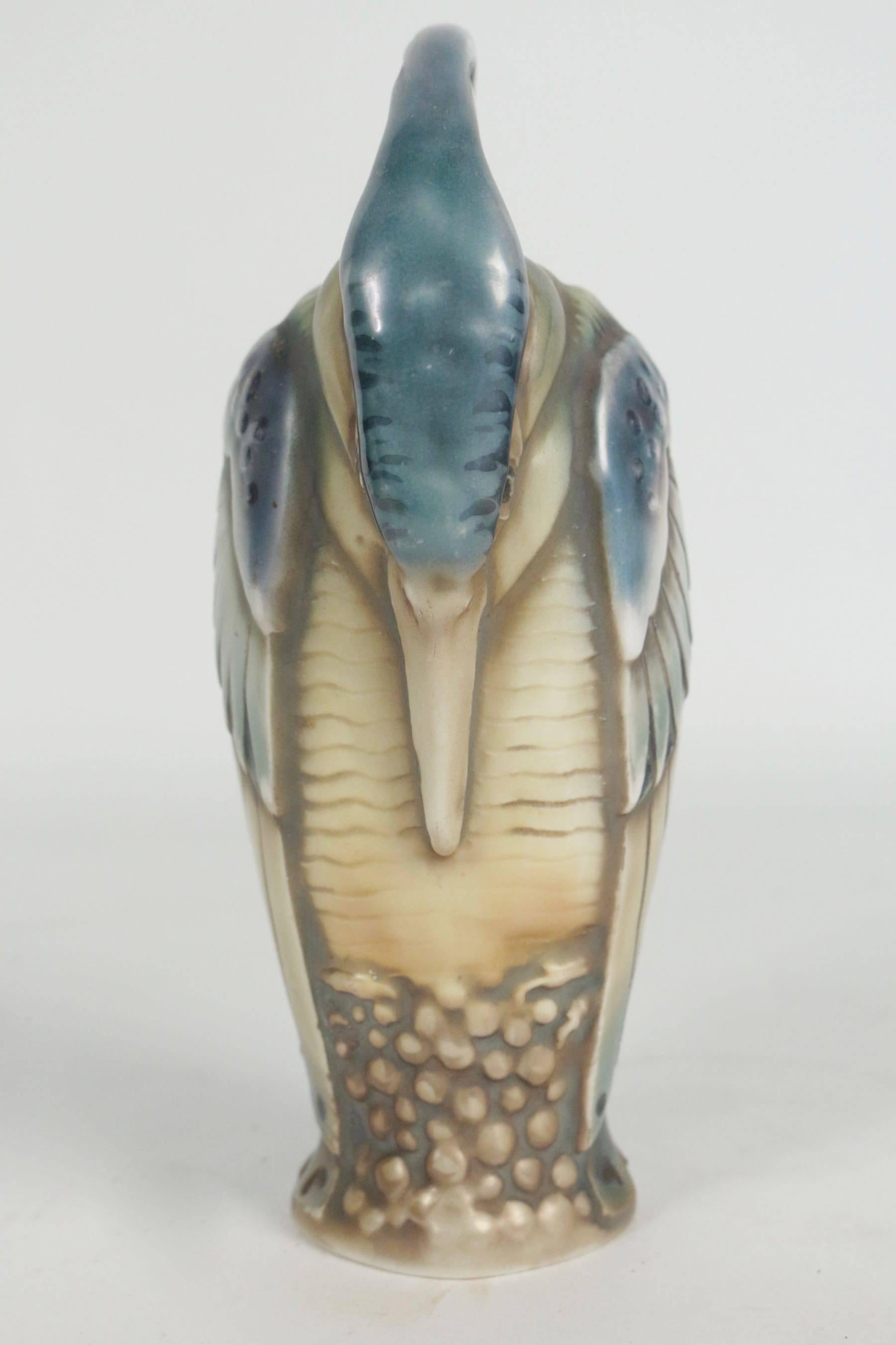 French Jug in the Shape of a Heron, circa 1900