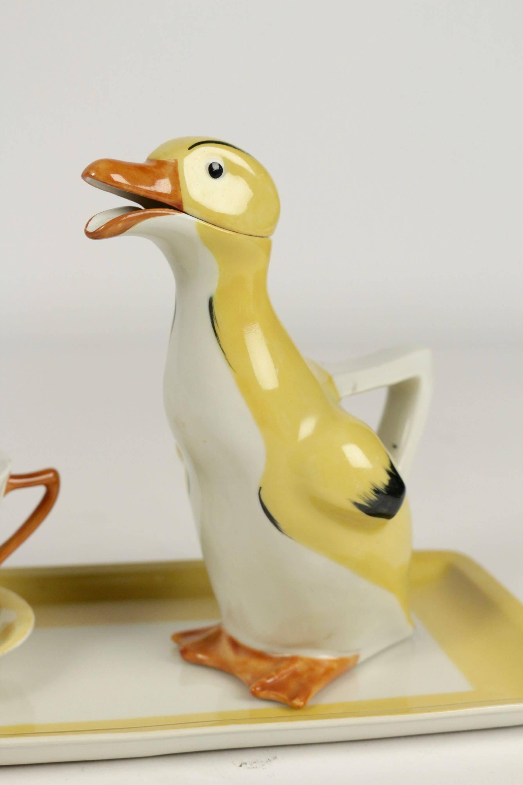 Duck Service by Sandoz from the beginning of the 20th century.
  