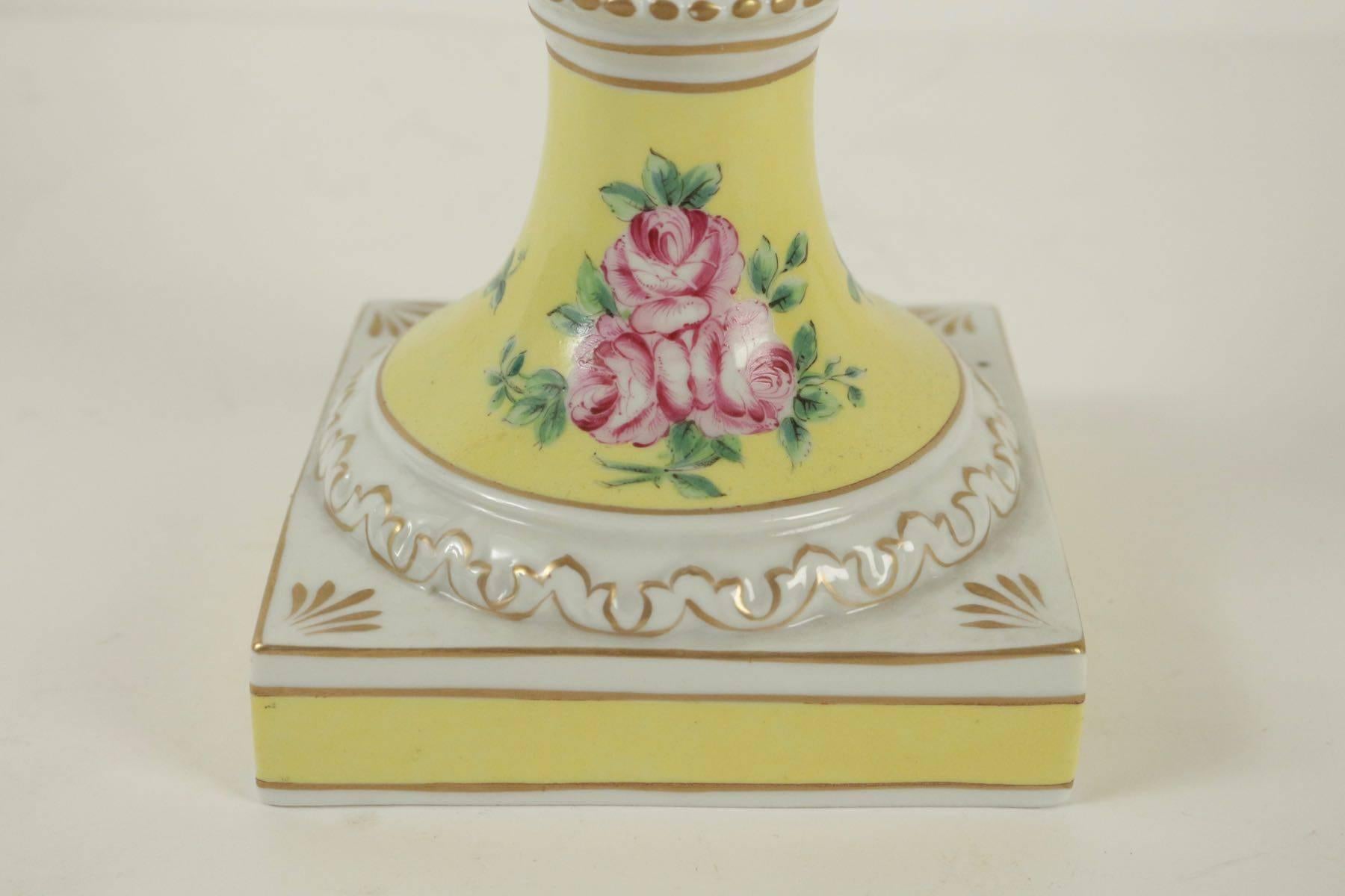 Louis XV Large Vase in Earthenware with Cover from the 19th Century
