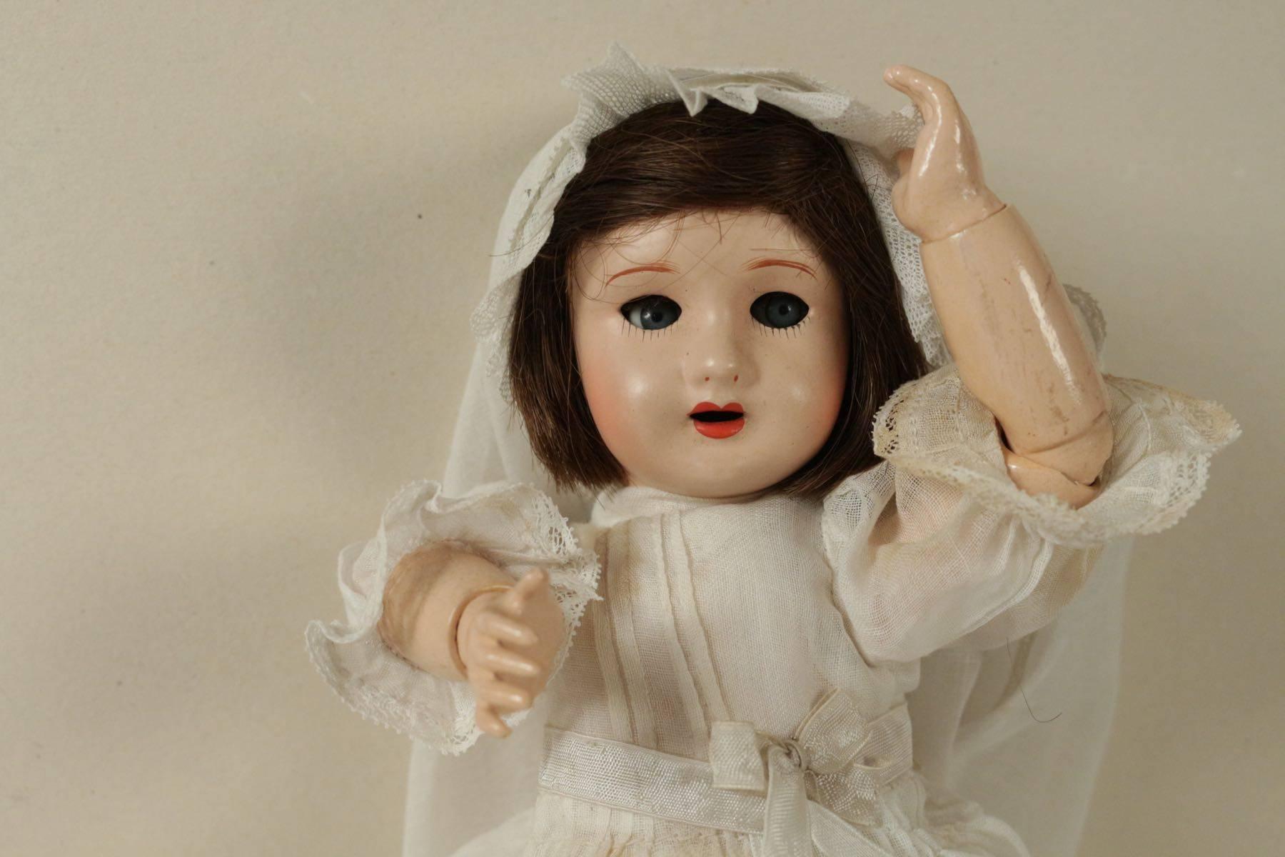 French Doll from the Beginning of the 20th Century Dressed for Sunday
