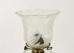 Petrol Lamp in Ceramic with the Base of Bronze, 19th Century Chinoiserie