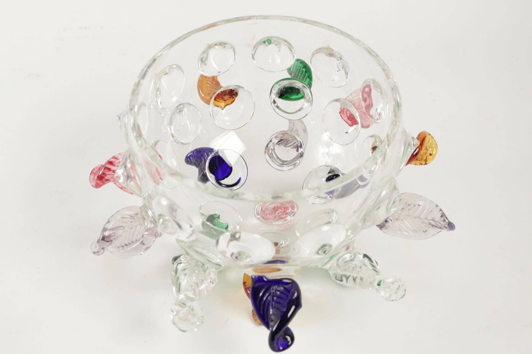 Art Glass Beautiful Blown Glass Bowl by Borek Sipek, Isotta, 20th Century