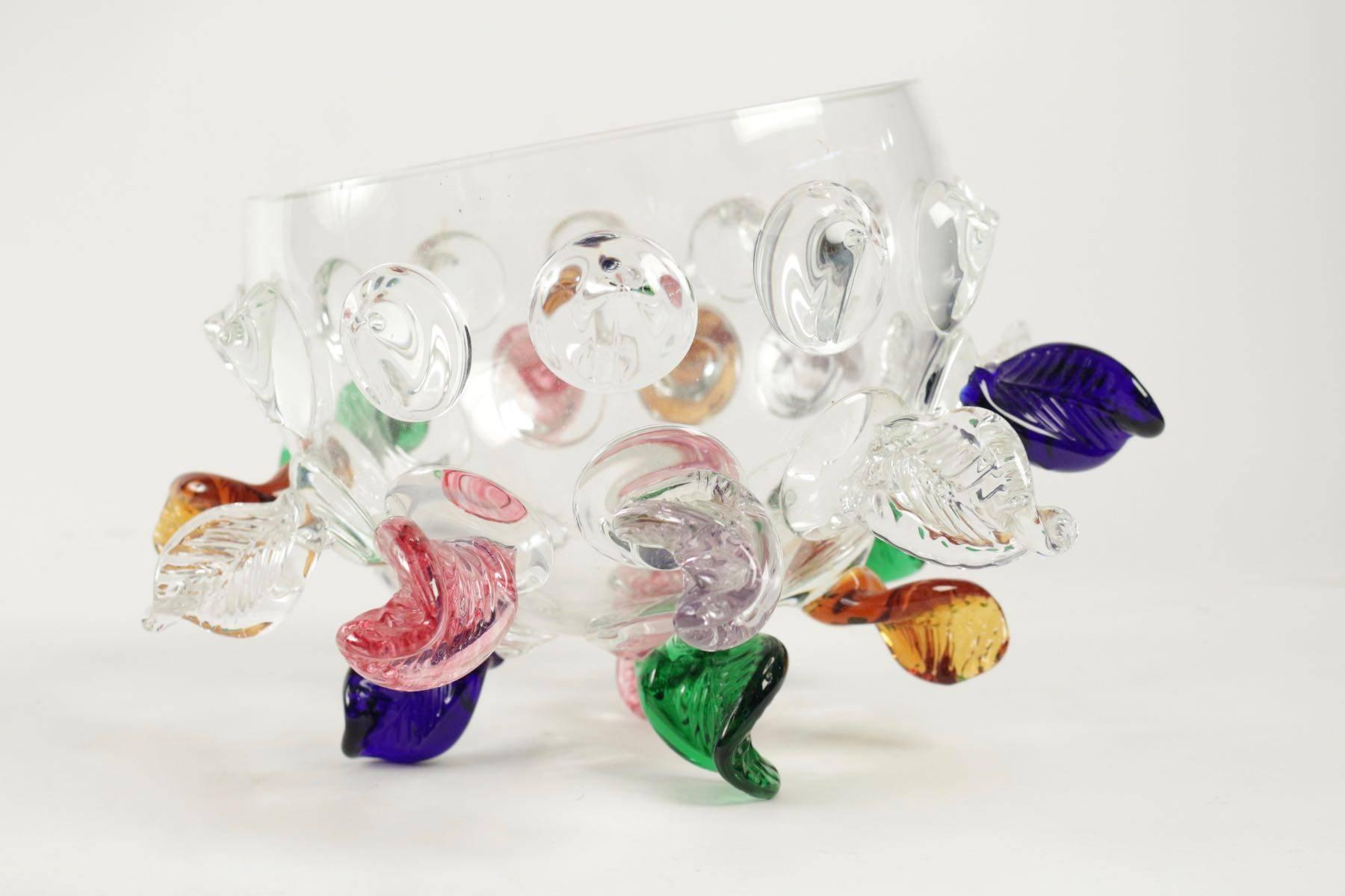 European Beautiful Blown Glass Bowl by Borek Sipek, Isotta, 20th Century