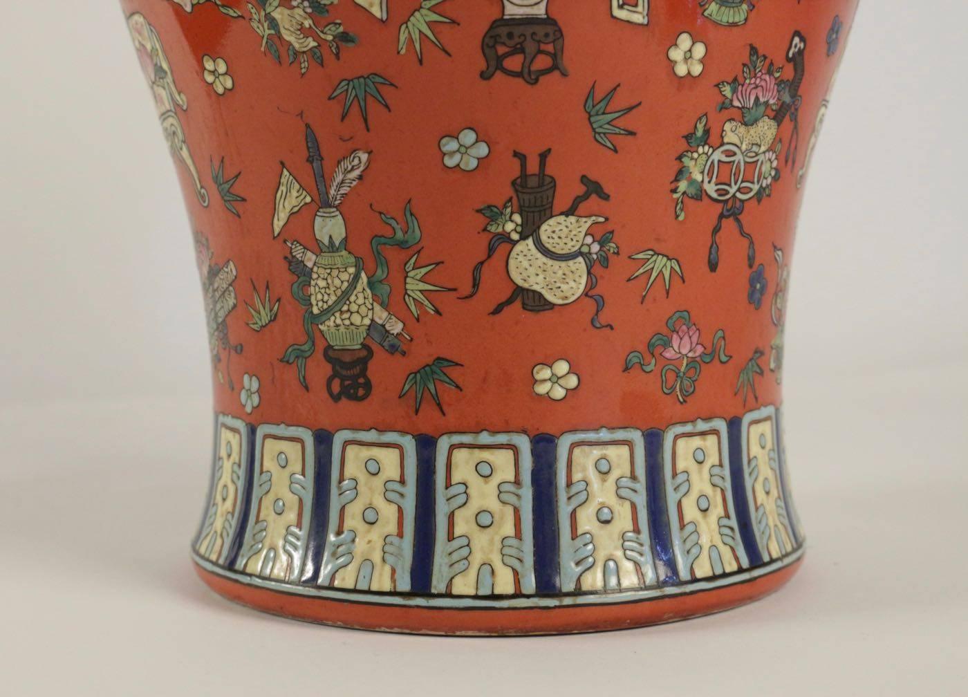 Vase chinois du début du XXe siècle Excellent état - En vente à Saint-Ouen, FR