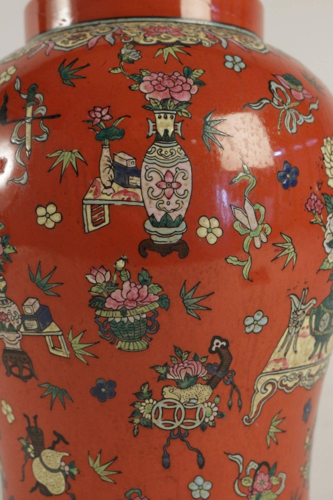 Ceramic Chinese Vase from the Beginning of the 20th Century For Sale