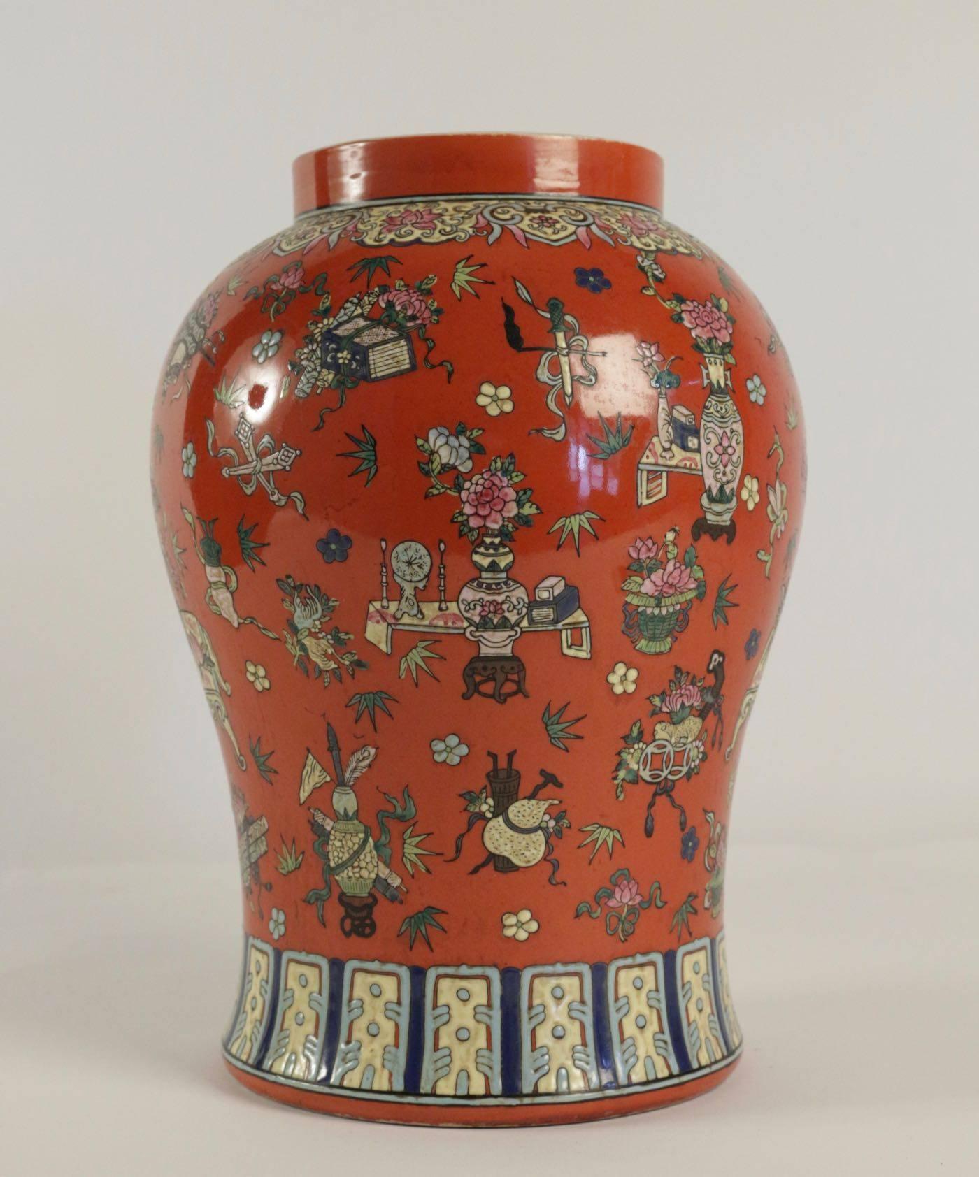 Vase chinois du début du 20ème siècle.
       