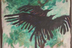 Abstract Art Painting, Signed, 20th Century