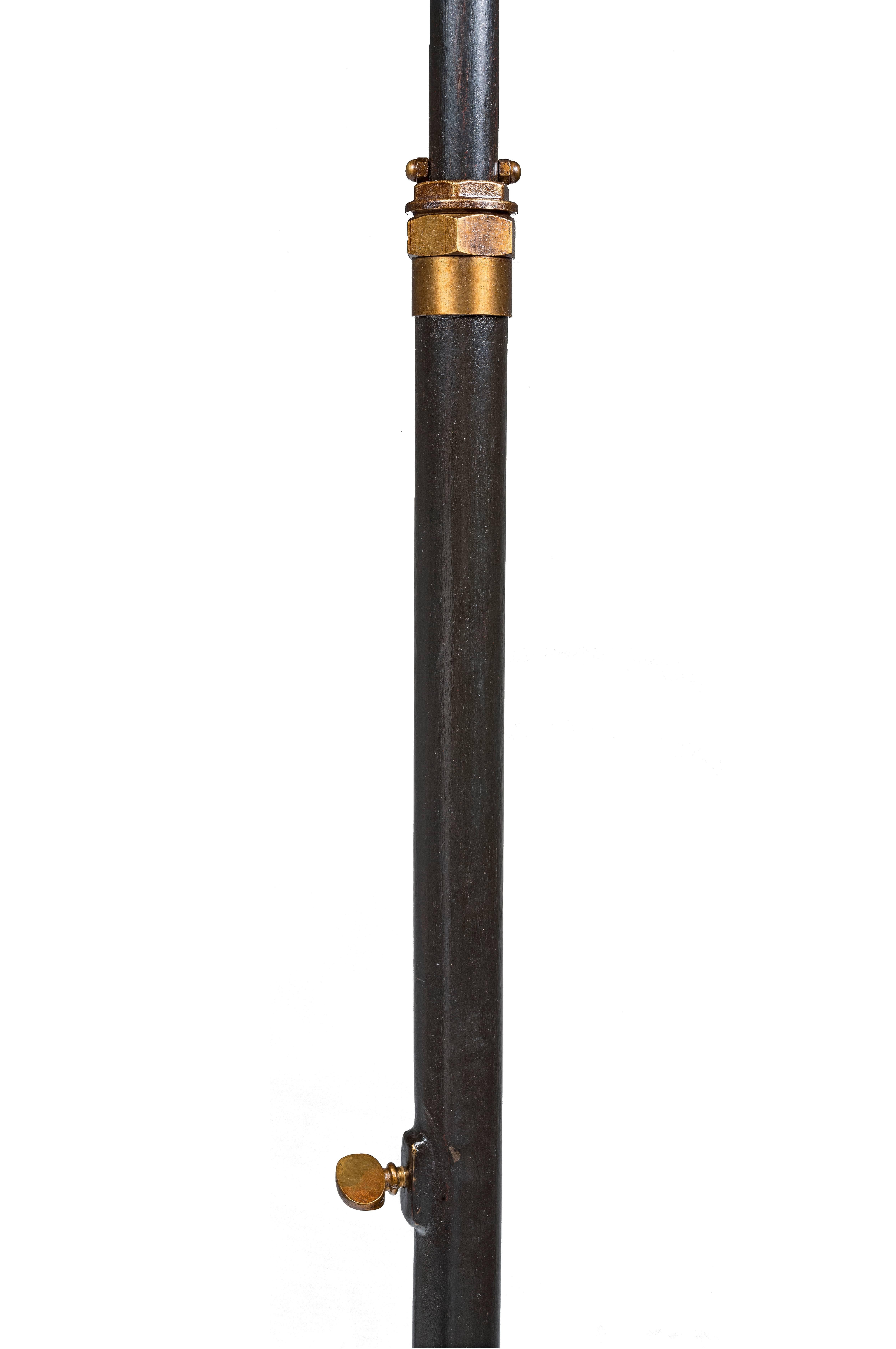 Painted Architect's Lamp, Model 1900 on Stand, Telescopic, Turning at 340 °