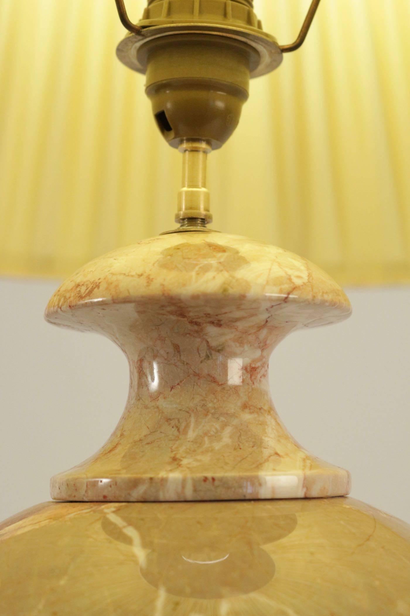 French Marble Lamp, 20th Century For Sale