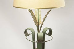 Wrought Iron Lamp, 1940s