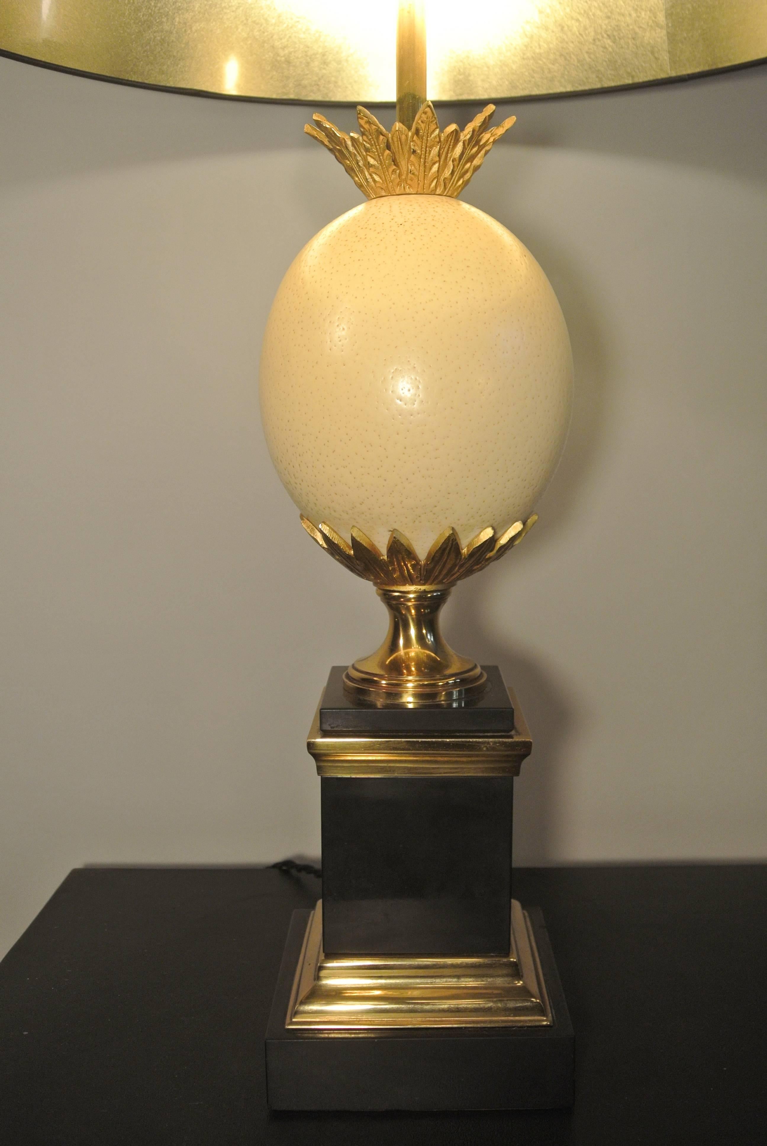 20th Century Beautiful 'Austrian Egg' Lamp from Maison Charles