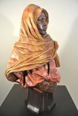 Bronze Orientalist Bust by Goldsheider 'Gardien of the Harem, ' circa 1900