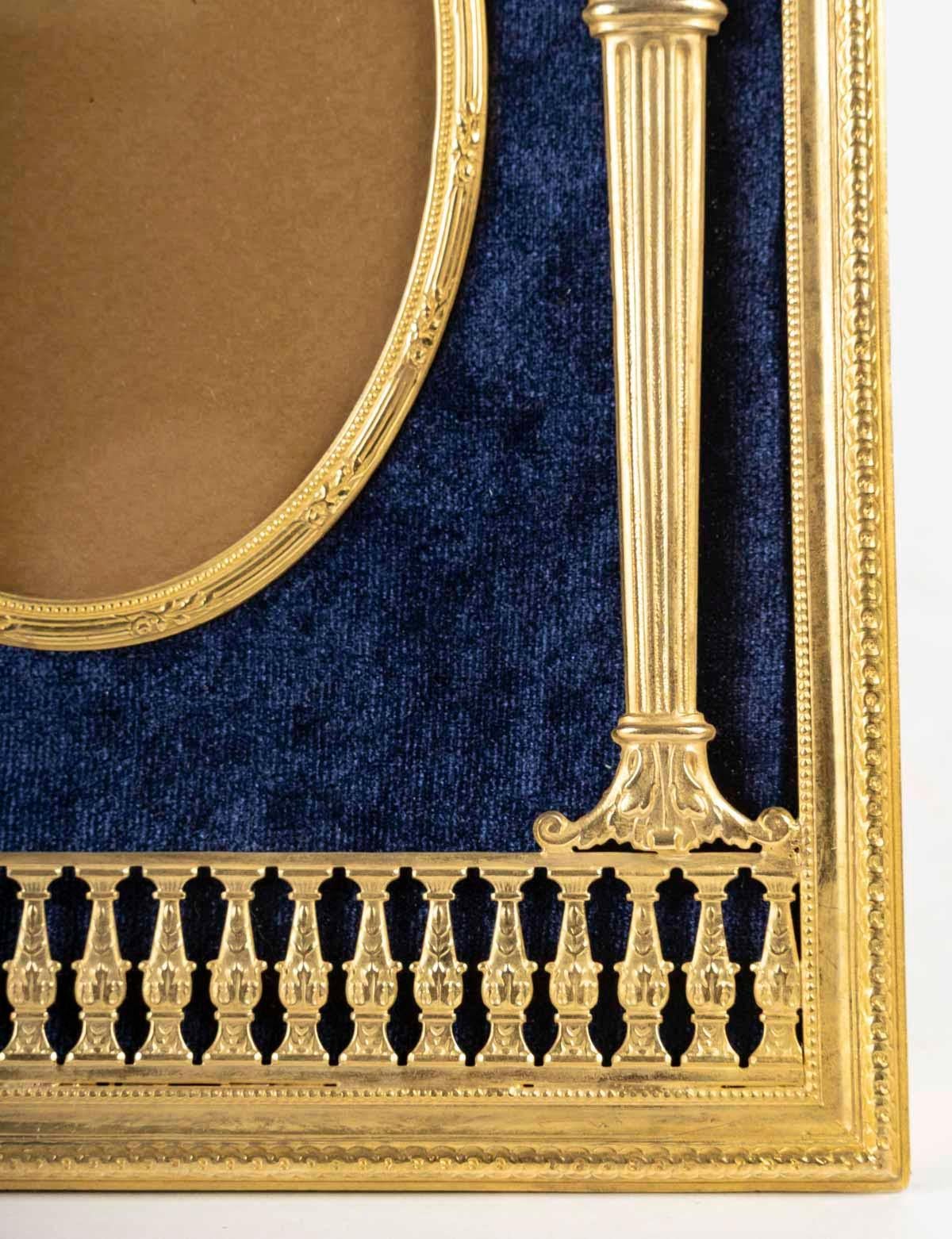 Gilt Photo Frame, Napoleon III Period, 19th Century. For Sale