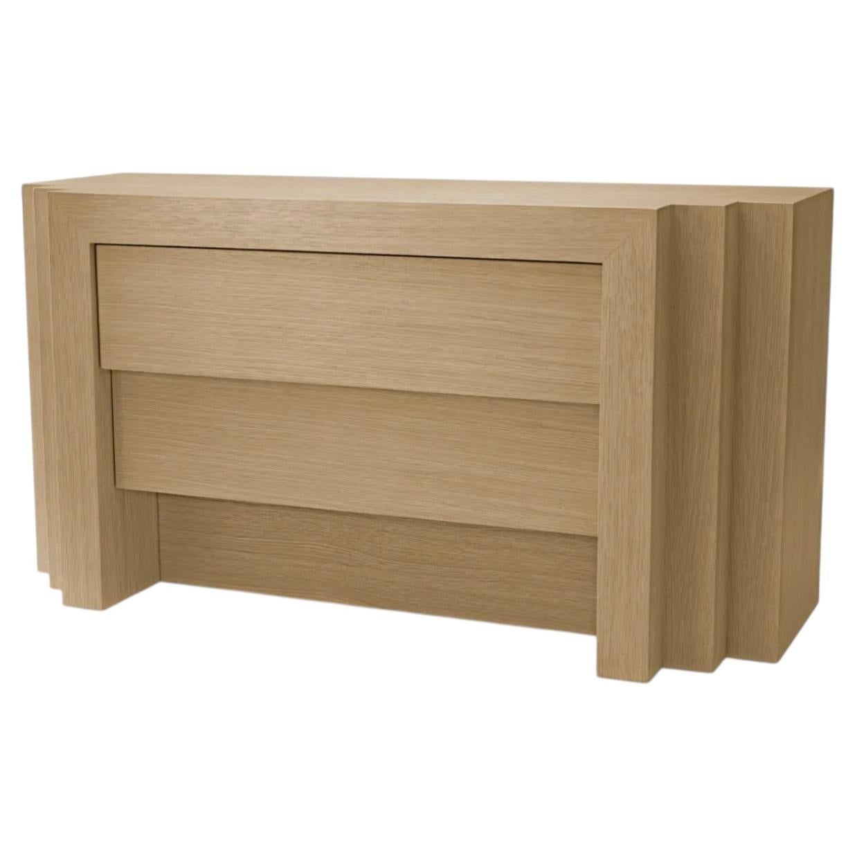 Cómoda de estilo moderno en roble natural, talla S en venta